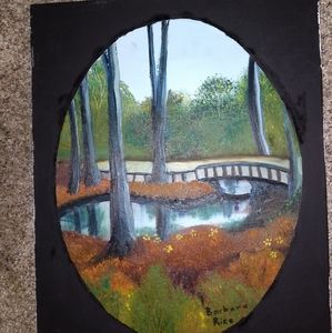 Original oil painting on canvas By Barbara Rice